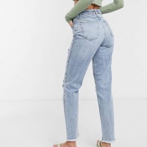 Mom jeans in blue by New Look Tall 2