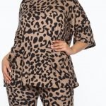 If you want to feel comfy stylish trendy at the same time then choose leopard short set 2