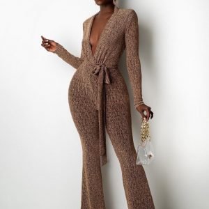 Take me a picture metallic jumpsuit 2