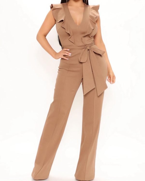 Jumpsuit in brown colour 2