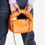 Grab bag in orange colour 3
