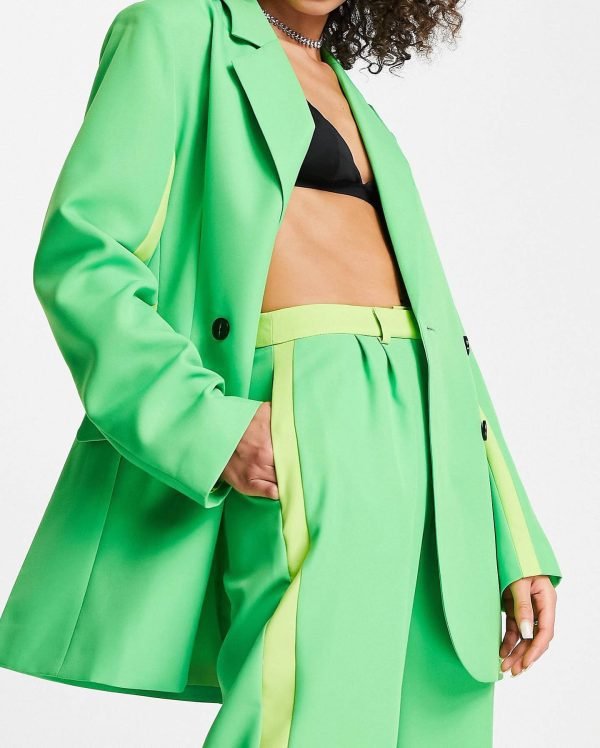 Green blazer set bossy lady 2