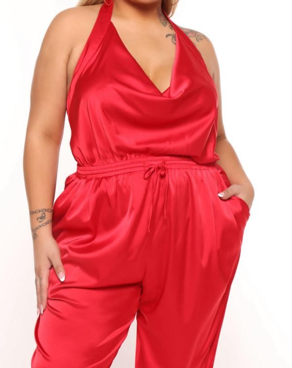 Super jumpsuit in red colour 1