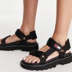 Tommy Jeans sandals in black colour 2