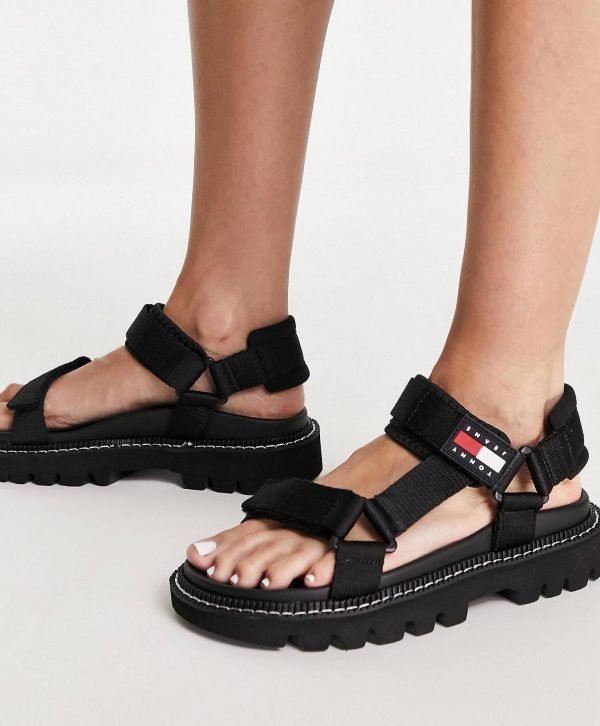 Tommy Jeans sandals in black colour 2