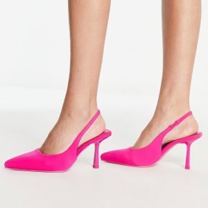 Trendi i mid heel shoes in pink colour 2