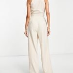 Class in stone color jumpsuit 3