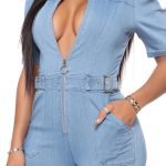 Give it to me love you denim jumpsuit 3