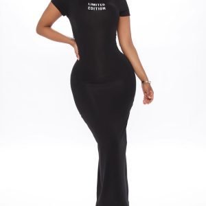 Limited edition verbiage stretchy maxi dress 6