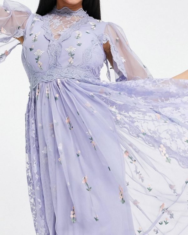 Prezence in maxi floral print dress 4