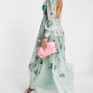 Shine in every moment in fairytale green maxi dress 2