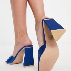High block heel and diamante detail 4